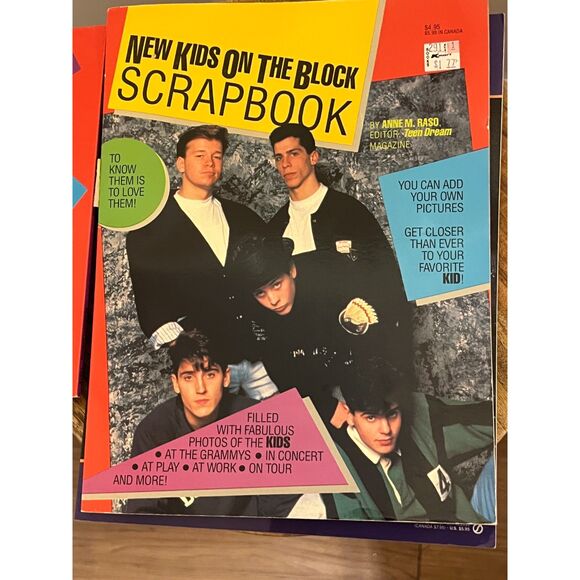 New Kids On The Block NKOTB Vintage Scrapbook Photo Book Special - Picture 3 of 4